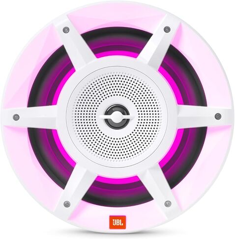 استبدال OEM الأبيض JBL 8 "500 Watt RGB LED حزمة مكبرات الصوت البحرية Powersports البحرية الخارجية - 4 مكبرات الصوت in Kuwait