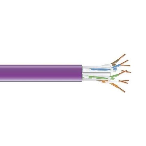 الصندوق الأسود 1,000 قدم Cat6 كابل مجمع صلب 550 ميجا هرتز Utp أرجواني Cmr PVC، صندوق - EYN864A-PB-1000 in Kuwait