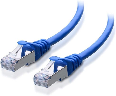 كابل Matters كابل إيثرنت محمي بطول 75 قدم Cat6A (SSTP، SFTP) باللون الأزرق وكابل إيثرنت رفيع للغاية Cat6 بطول 35 قدم in Kuwait