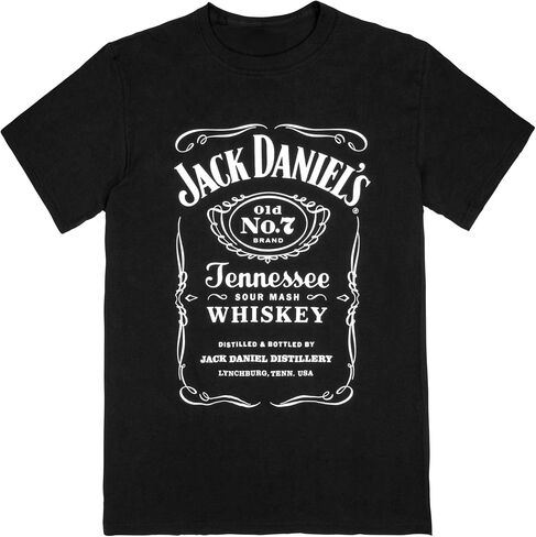 Jack Daniels Label Logo T-Shirt in Saudi Arabia
