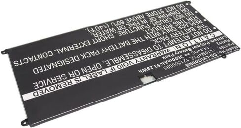 بطارية بديلة لجهاز Lenovo IdeaPad U300، IdeaPad U300S، IdeaPad Yoga 13,121500093، L10M4P12، 3600 مللي أمبير، 14.8 فولت in Kuwait