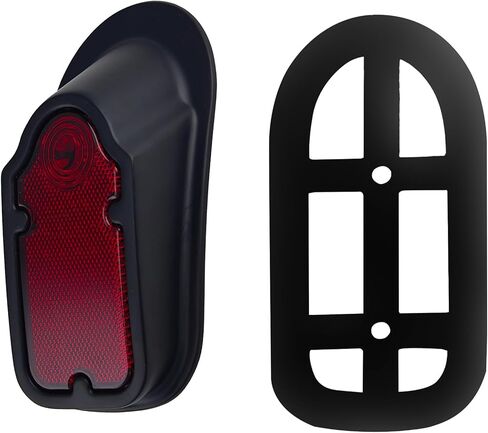 دراجة نارية من فاتيكيم LED TOMBSTONE TAIL LIAW LARK BRAKE LAMP إيقاف الإضاءة بدون قوس لوحة ترخيص حمراء لهارلي بوبر تشوبر راكسر هوندا كاواساكي سوزوكي ياماها كروم كروم in Kuwait