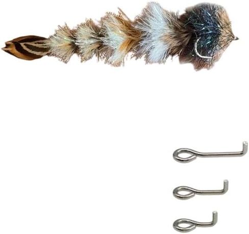 Pack of 50 6mm~10mm Articulated Fish Spine Tail Shank Articulated Big Game Shank Streamers Finesse Changer Fly Tying Material in Kuwait