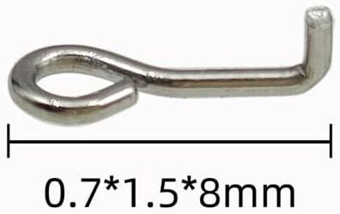 Pack of 50 6mm~10mm Articulated Fish Spine Tail Shank Articulated Big Game Shank Streamers Finesse Changer Fly Tying Material in Kuwait