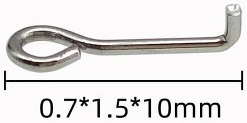 Pack of 50 6mm~10mm Articulated Fish Spine Tail Shank Articulated Big Game Shank Streamers Finesse Changer Fly Tying Material in Kuwait