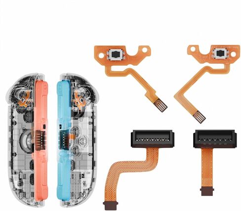 المتطرفة ZL ZR أزرار استبدال اللمس مفاتيح الشريط الكابلات المرنة ل Joycon 2، مخصص اليسار اليمين وحدة تحكم شحن موصل أنثى مقبس ميناء FPC أجزاء إصلاح كابل لنينتندو سويتش 2 in Kuwait