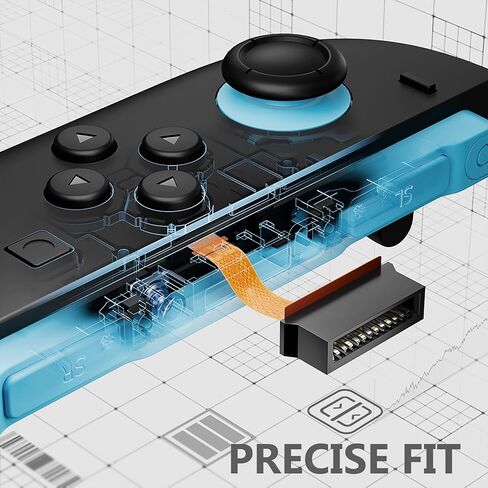 المتطرفة ZL ZR أزرار استبدال اللمس مفاتيح الشريط الكابلات المرنة ل Joycon 2، مخصص اليسار اليمين وحدة تحكم شحن موصل أنثى مقبس ميناء FPC أجزاء إصلاح كابل لنينتندو سويتش 2 in Kuwait