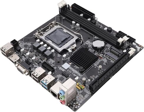 Tangxi H81 Gaming Motherboard, Mini ITX Computer Motherboard, Dual Channel DDR3, LGA 1150, M.2 Nvme Hard Drive & WiFi Slot, 6Gb / s Serial ATA3.0, PCI E X16, I/O Ports in Kuwait