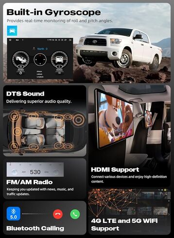 ستيريو سيارة داسايتا 12.3 بوصة لسيارة Ford Maverick 2021 2022 2023، Android 13، وحدة رأسية تعمل باللمس 2K مع CarPlay اللاسلكي وAndroid Auto، ذاكرة وصول عشوائي 6 جيجابايت وذاكرة قراءة فقط 64 جيجابايت، 4G LTE و5G WiFi، التوصيل والتشغيل in Kuwait