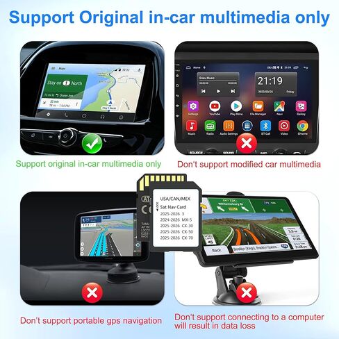 2025-2026 Latest Navigation SD Card - KR9D66EZ1B, Compatible with Mazda 2025 2026 CX-50/3/CX-30/CX-70, 2024-2026 MX-5, Mazda SD Navigation Card for USA Canada Mexico Offline Maps in Kuwait