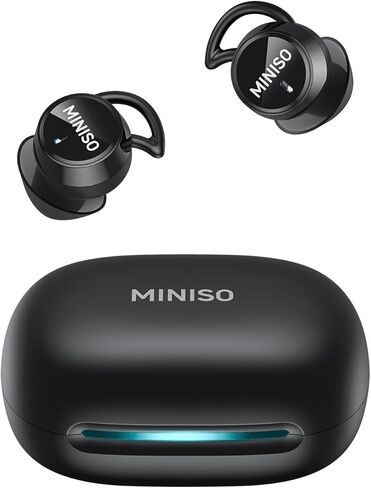 سماعات أذن للنوم من MINISO MS217، سماعات أذن للترجمة 4-1 مع 165 لغة و8 أوضاع، خاصية إلغاء الضوضاء السلبية للنوم الجانبي، ناعمة ومريحة، بلوتوث لاسلكي ثابت 6.0 للنوم والعمل والتعلم in Kuwait