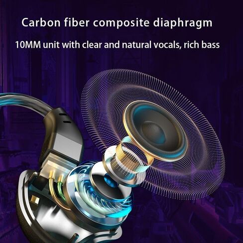【استمتاع بجودة صوت HiFi】 2026 موديل جديد لسماعات الرأس للألعاب ذات جودة صوت واضحة وجهير عميق، قابلة للفصل، مناسبة للمغنين والموسيقيين والطبول ودي جي in Kuwait