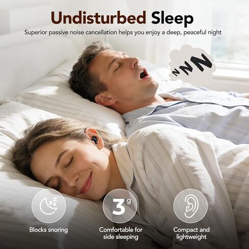 سماعات أذن للنوم من MINISO MS217، سماعات أذن للترجمة 4-1 مع 165 لغة و8 أوضاع، خاصية إلغاء الضوضاء السلبية للنوم الجانبي، ناعمة ومريحة، بلوتوث لاسلكي ثابت 6.0 للنوم والعمل والتعلم in Kuwait
