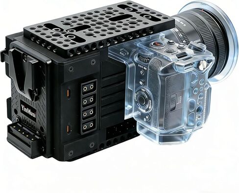 New Camera cage Expansion Module Accessories Compatible with FX3/FX30 Cineback Built-in Voltage Display Screen, with 4 D-Type faucets and Dual USB-C Ports in Kuwait