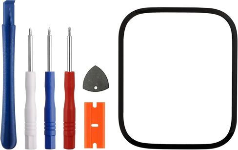 [قطعة واحدة] استبدال عدسة زجاجية أمامية LED جديدة + OCA متوافق مع Apple Watch Series 10 42 مم مع طقم إصلاح مطور - لا توجد شاشة LCD ومحول رقمي يعمل باللمس in Kuwait