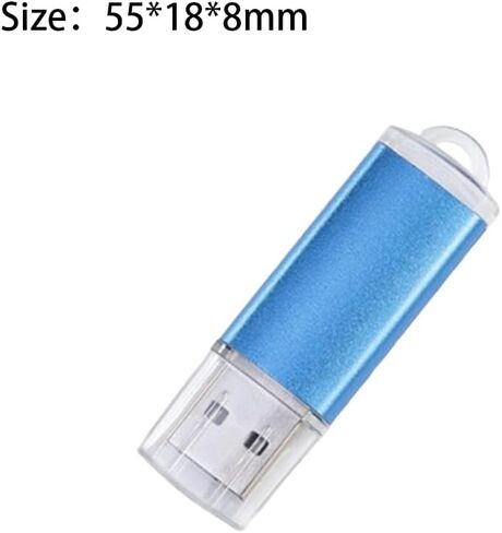 32GB USB Flash Drive – Aluminum USB Stick in Blue – Compact & Durable USB Storage Solution in Kuwait