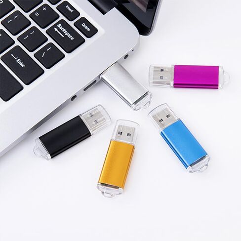 32GB USB Flash Drive – Aluminum USB Stick in Blue – Compact & Durable USB Storage Solution in Kuwait