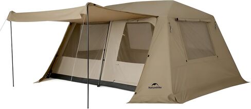 Naturehike Village Lite Camping Tent, 60S Easy Setup Instant Tents for Camping, Double Layer 4/8 Person Tent with with Full Rainfly in Kuwait