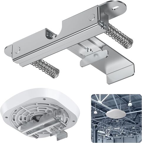 EDUP LOVE Aluminum T-Bar Ceiling Mount for E-ero PoE 7 & PoE 6 Wi-Fi Access Point, Drop Ceiling Bracket for 9/16" & 15/16" Grid, Tool-Free Installation, WiFi Access Point Mount for Office, Warehouse in Kuwait