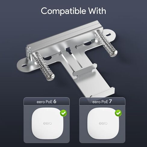 EDUP LOVE Aluminum T-Bar Ceiling Mount for E-ero PoE 7 & PoE 6 Wi-Fi Access Point, Drop Ceiling Bracket for 9/16" & 15/16" Grid, Tool-Free Installation, WiFi Access Point Mount for Office, Warehouse in Kuwait