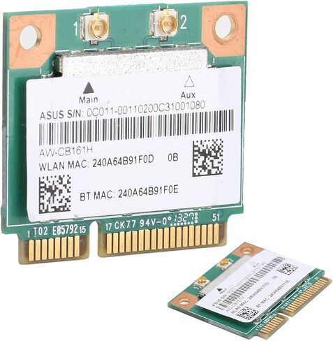 وحدة WiFi PCIE صغيرة من SUNGOOYUE، نطاق مزدوج 2.4 جيجا هرتز 5 جيجا هرتز بلوتوث 4.0 RTL8821AE، مع معيار الشبكة اللاسلكية IEEE 802.11a b g n ac، لأجهزة الكمبيوتر المحمولة باستثناء in Kuwait