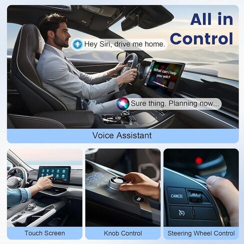 Wireless CarPlay Adapter with Woven Cable USB - Transform Your USB CarPlay to Wireless in Kuwait
