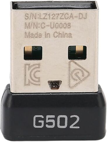 مستقبل ماوس USB دونجل، استبدال محول استقبال الماوس 2.4 جيجا هرتز، محول دونجل USB ABS للألعاب اللاسلكية Logitech G502 Lightspeed in Kuwait