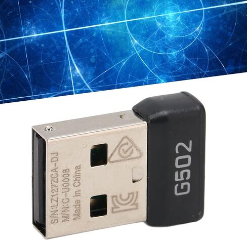 مستقبل ماوس USB دونجل، استبدال محول استقبال الماوس 2.4 جيجا هرتز، محول دونجل USB ABS للألعاب اللاسلكية Logitech G502 Lightspeed in Kuwait