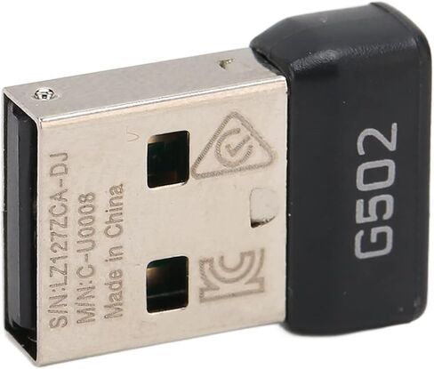 مستقبل ماوس USB دونجل، استبدال محول استقبال الماوس 2.4 جيجا هرتز، محول دونجل USB ABS للألعاب اللاسلكية Logitech G502 Lightspeed in Kuwait