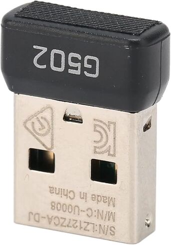 مستقبل ماوس USB دونجل، استبدال محول استقبال الماوس 2.4 جيجا هرتز، محول دونجل USB ABS للألعاب اللاسلكية Logitech G502 Lightspeed in Kuwait