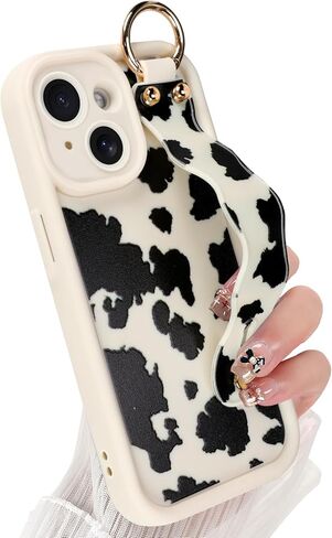 Compatible with iPhone 17 Pro Max Case with Finger Hand Strap for Girls Women, Cute Striped Phone Case with Wristband Kickstand, Durable Silicone Protective Cover, Rose Pink Stripes in Kuwait