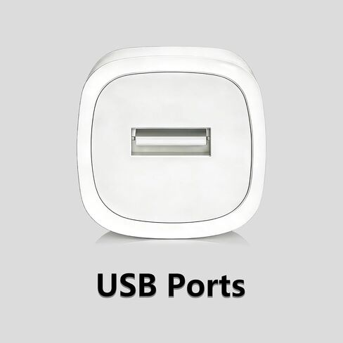 كتلة شاحن iPhone 5 وات لهاتف iPhone SE/11/X/XR/XS/8/7/6/5، ومحول طاقة USB-A مكعب قابس للسفر لساعة Apple AirPods LG Moto Kindle باللون الأبيض، عبوة واحدة in Kuwait