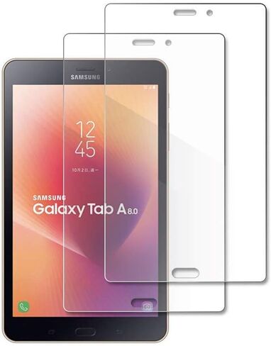 Kepuch 2 Pack Tempered Glass Screen Protector Transparent for Samsung Galaxy Tab A 8.0 2017 T380 T385 in Kuwait