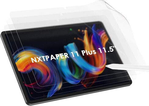 واقي شاشة WD&CD مكون من 3 قطع متوافق مع TCL NXTPAPER 11 Plus 11.5 بوصة، ورق PET الشفاف الناعم فائق الدقة للكتابة والرسم مثل الورق in Kuwait