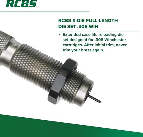 مجموعة قوالب RCBS X-Die FL، .308 فوز in Kuwait