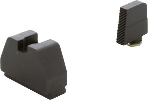مجموعة رؤية AMERIGLO Optic المتوافقة مع Glock - 7XL طويل أسود مسنن .450 بوصة أمامي، أسود مسطح .554 بوصة خلفي in Kuwait