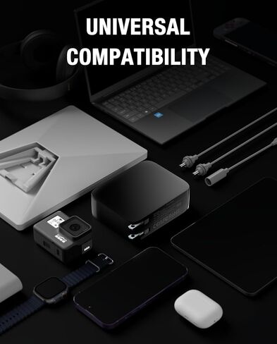 محطة شحن سريعة Starlink Mini بقدرة 178 وات، محول طاقة USB-C قابل للطي بثلاثة منافذ لـ Starlink Mini مع محول من النوع C مقاس 7.8 بوصة وكابل طاقة تيار مستمر بطول 6.5 قدم in Kuwait
