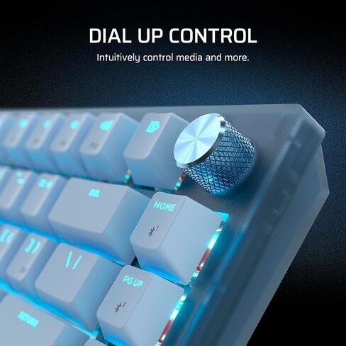 لوحة مفاتيح الألعاب الميكانيكية Corsair K65 Plus اللاسلكية بنسبة 75% RGB القابلة للتبديل السريع لأجهزة Mac وiPad - مفاتيح خطية MLX Red v2 مشحمة مسبقًا - تخطيط QWERTY NA - أبيض ثلجي (متجدد) in Kuwait