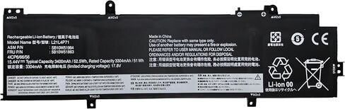 استبدال بطارية الكمبيوتر المحمول L21L4P71 SB10W51964 لجهاز Lenovo ThinkPad T14 Gen 3/ P14s Gen 3 /ThinkPad T14 Gen 4 / P14s Gen 4 Series Notebook L21M4P72 L21C4P71 L21M4P71 L21D4P71 L21M3P71 L21L3P71 in Kuwait