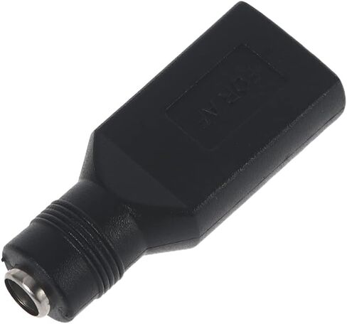 USB 2.0 أنثى إلى 5.5x2.1 مللي متر محول برميل المقابس الطاقة لشحن الأجهزة الإلكترونية مع أو USB برميل المقابس الطاقة in Kuwait