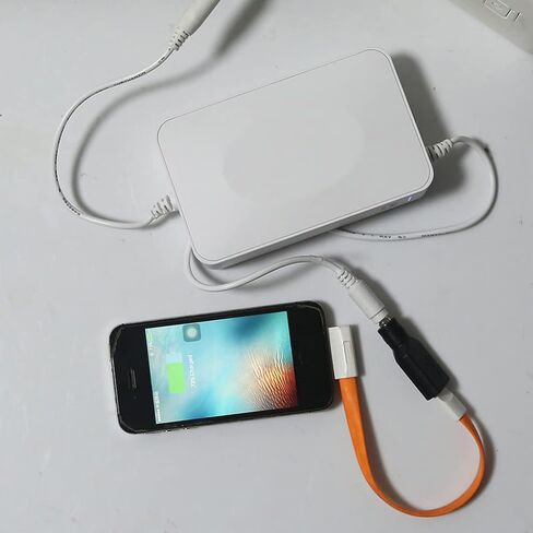 USB 2.0 أنثى إلى 5.5x2.1 مللي متر محول برميل المقابس الطاقة لشحن الأجهزة الإلكترونية مع أو USB برميل المقابس الطاقة in Kuwait