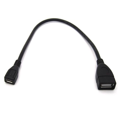 USB 2.0 أنثى إلى أنثى تمديد محول 25 سم لشحن الكمبيوتر المحمول ونقل البيانات in Kuwait