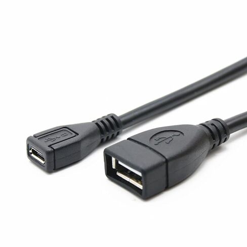USB 2.0 أنثى إلى أنثى تمديد محول 25 سم لشحن الكمبيوتر المحمول ونقل البيانات in Kuwait