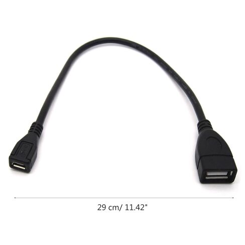USB 2.0 أنثى إلى أنثى تمديد محول 25 سم لشحن الكمبيوتر المحمول ونقل البيانات in Kuwait