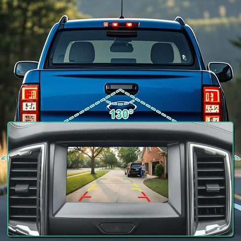 استبدال الكاميرا الاحتياطية الخلفية KB3Z-19G490-B لسيارة Ford Ranger 2019 2020 2021، كاميرا OE تحل محل FO1960185، KB3Z19G490B، PAC504 من GreenYi in Kuwait