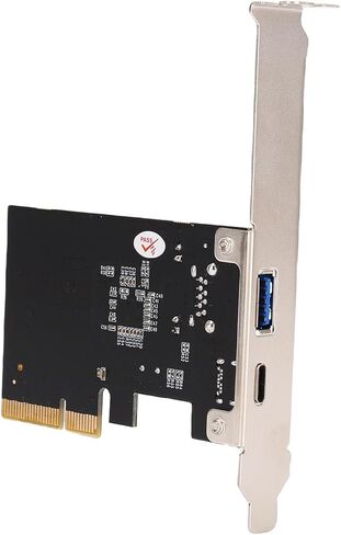 PCIe to USB 3.1 Expansion Card, High Speed 10Gbps Data Transfer Card with ASM1142 Chip, USB 3.0 and Type C .1 Interfaces Expansion, Compatible with OS X, for Desktop Computer in Kuwait