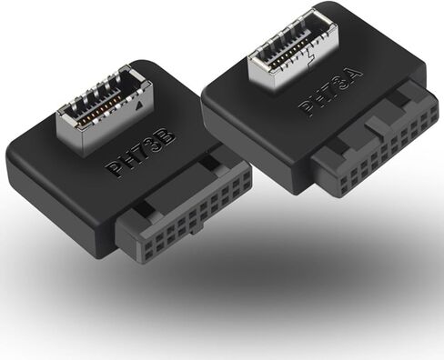 USB3.0 19/20P to TypeE Adapter Internal Vertical Front Panel Adapter Type C Insert Port Converters Plug for Computer in Kuwait