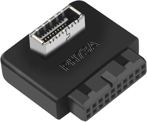 USB3.0 19/20P to TypeE Adapter Internal Vertical Front Panel Adapter Type C Insert Port Converters Plug for Computer in Kuwait