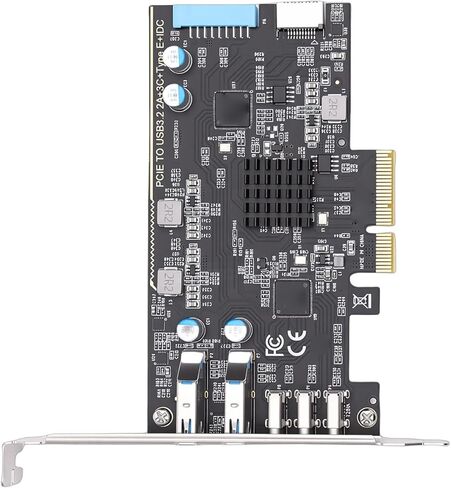 10Gbps PCIe to USB C 3.0 Card, 5 Ports PCI Express Expansion Card with 3 Type C Ports, 2 USB .0, Type E, 19P IDC, for Desktop PC in Kuwait