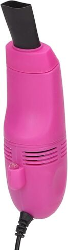 Mini Keyboard Cleaner, Stable Current Mini Computer Vacuum USB Handheld for Crumb (Rose Red) in Kuwait